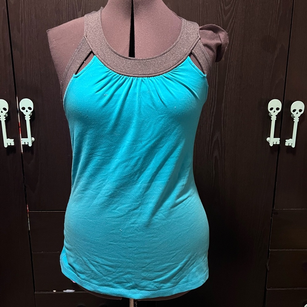 Turquoise tank top